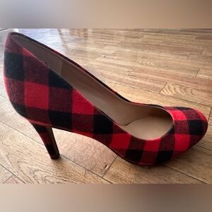 Kelly & Katie plaid high heels
